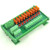 Electronics-Salon DIN Rail Mount 10 Position Power Distribution Fuse Module Board, For AC/DC 5~32V