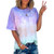 AODONG Womens Tops T Shirts for Womens,Women Buttons Long Sleeve Casual Blouse T-Shirt Pullover Henley Shirts Blue