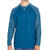Eddie Bauer Men's Raglan Long Sleeve Tee - Heather Legion Blue/Solid Legion Blue Large