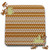 3dRose Cute Orange and White Wavy Stripes Pattern - Puzzles -pzl-347192-2-