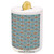 SoSung Moroccan Ceramic Piggy Bank,Various Different Flower Design Graphic Ornament Pattern Arabesque Decorative 3D Printed Ceramic Coin Bank Money Box for Kids  and  Adults,Pale and Dark Blue Orange
