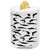 Dolphin Ceramic Piggy Bank,Smart Ocean Mammal Silhouettes in Various Actions Jumping Swimming Sea Animals 3D Printed Ceramic Coin Bank Money Box for Kids  and  Adults,Black White