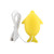 Washing Machine - USB Ultrasonic Turbine Mini Clothes Washer, Portable Clothes Cleaner Washer -Color - Yellow-
