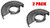 Dewalt D28144 6" Angle Grinder (2 Pack) Replacement Guard # 397661-00-2pk