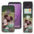 WiLLBee Compatible with Galaxy S9 Case -5.8inch- Dual Layer Card Slide Slot Wallet Bumper Cover - Oriental Minnie Mirror
