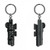 Animewild DC Comics The Joker Black Gunmetal Keychain