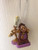 Disney Beauty  and  the Beast Cogsworth  and  Lumiere Holiday Christmas Tree Ornament 2" Pvc Figurine Figure