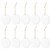Sublimation Blanks Pendants,10 Pieces Personalized Sublimation Pendant Blank Ceramic Christmas Ornaments Discs Supplies for DIY Christmas Tree Decor 10 Pieces