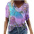AODONG Cute Summer Tops for Women,Womens Tops and Blouses Summer Casual Tees Short Sleeve Loose Fit Tshirts Plain Exercise Womens Summer Tops Plus Size for Work Pink