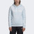adidas womens Essentials Linear Pullover Hoodie Sky Tint/White XX-Large
