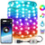 Fairy String Lights, USB Mobile Bluetooth LED String Lights, App Remote Control Discoloration Lighting String for Christmas Tree Decor 33ft