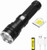 XLENTGEN High Power XHP50 LED Tactical Flashlights Rechargeable USB, Super Bright Flashlights 10000 Lumens, Powerful, Zoomable, 3 Light Modes Handheld Flashlights Best for Camping Emergency
