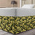 Ambesonne Khaki Bedskirt, Repeating Camouflage Pattern Nested Abstract Spots, Bedroom Decor Wrap Around Elastic Bed Skirt Gathered Design, Twin/Twin XL, Army Green Yellow