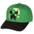 JINX Minecraft Pixel Creeper Snapback Baseball Hat, Green, Youth Fit
