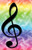 Music Treasures Co. Rainbow Treble Clef Recital Program Blank