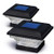 Home Zone Security Solar Post Lights - Outdoor Solar Post Cap Lights for 3.5" x 3.5" and 4" x 4" Posts, Black -2-Pack-