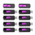 VICFUN 10 Pack 8GB USB Flash Drives USB 2.0 Flash Drive Slide Retractable USB Memory Stick 8GB,Pink