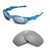 Walleva Replacement Lenses for Oakley Fatcat Sunglasses - Multiple Options Available -Titanium Mirror Coated - Polarized-