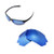 Walleva Replacement Lenses For Smith Parallel Max Sunglasses - Multiple Options available -Ice Blue - Polarized-