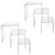 Acrylic Stand Riser Set -6 Risers, 3 Sizes- Acrylic Plastic Risers for Display, Acrylic Shelf Riser Clear Stand for Products, Figures, Cupcake Stand, Dessert Stands, Perfume Organizer, Jewelry Display