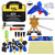 Super PDR Paintless Dent Repair (PDR Tools) Car Dent Puller Kit Dent Removal Tools Dent Lifter Kit with Tool Bag