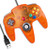 Rnnokate Classic N64 Controller, N64 Wired USB PC Gamepad Joystick, N64 Bit USB Wired Game Stick Joypad Controller for Windows PC MAC Linux Raspberry Pi 3 Sega Genesis Higan -Orange-