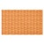 Ambesonne Tangerine Doormat, Summer Clouds Sunset Times in Orange Color Palette Illustration, Decorative Polyester Floor Mat with Non-Skid Backing, 30" X 18", Burnt Sienna and Mustard