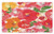 Ambesonne Flower Doormat, Watercolor Styled Effect Floral Theme Flowers and Leaves Pattern Art, Decorative Polyester Floor Mat with Non-Skid Backing, 30" X 18", Red and Orange