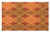 Ambesonne Victorian Doormat, Vintage Style Flower with Medieval Tones Rococo Baroque Esoteric Motif, Decorative Polyester Floor Mat with Non-Skid Backing, 30" X 18", Mustard Orange