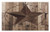 Ambesonne Rustic Doormat, Wooden Background Pattern with a Weathered Star Figure Image, Decorative Polyester Floor Mat with Non-Skid Backing, 30" X 18", Brown Dark Grey