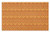 Ambesonne Orange Doormat, Borders Ornaments Culture Folk, Decorative Polyester Floor Mat with Non-Skid Backing, 30" X 18", Pale Orange Burgundy Yellow