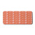 Ambesonne Burnt Orange Computer Mouse Pad, Hawaiian Hibiscus Pattern with Swirls and Curves on Background, Rectangle Non-Slip Rubber Mousepad X-Large, 35" x 15" Gaming Size, Burnt Orange and White