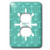 3dRose Russ Billington Tile Designs- Nautical Whimsy - Vitamin Sea- Nautical Anchors and Ships Wheel Design-not embossed - 2 plug outlet cover -lsp-311170-6-