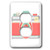 3dRose Cute Orange, Mint Green, and White Camera Illustration - Light Switch Covers -lsp-340011-6-