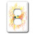 3dRose Pretty Smiling Orange, Yellow, and Red Gradient Sun. - Light Switch Covers -lsp-340061-6-