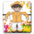 3dRose Cute Light Orange Scarecrow With Fall Foliage. - Light Switch Covers -lsp-327371-2-