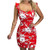 Casual Summer Dress for Women,U-Neck Sleeveless Butterfly Print Sling Dress Club Prom Sexy Slim Wrap Hip Mini Dress