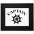 Captain with Antique Wheel Graphic - Sailing Boating Love Framed Print Poster Wall or Desk Mount Options