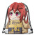 Yasia Satania Premium Scoop Drawstring Backpack Sport Bag Gym Sack