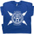 M - Lucha Libre T Shirt Luchador Mask T Shirt Mexican Wrestling Graphic Tee Fight Club Tijuana Mexico Tshirt Blue