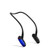 Open Ear Wireless Bone Conduction Headphones, Bluetooth 5.0 Wireless Earphones, High Sound Quality, Waterproof Sports Open-Ear Headsets for Running Hiking Driving Bicycling -Blue-