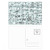Geometry Mathematical Formulas Calculus Figure Postcard Set Birthday Mailing Thanks Greeting Card