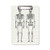 Human Body Structure Skeleton Clipboard Folder Writing Pad Backing Plate A4