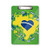 Heart-Shaped Orderm Brazil Maps Clipboard Folder Writing Pad Backing Plate A4