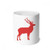 DIYthinker Deer Animal Red Wood Grain Money Box Ceramic Coin Case Piggy Bank Gift