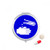 Corrosion Blue Square Warning Mark Pill Case Pocket Medicine Storage Box Container Dispenser
