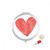 Valentine's Day Red Heart Shaped Pill Case Pocket Medicine Storage Box Container Dispenser
