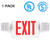 SPECTSUN Exit Sign with Emergency Light, Red Emergency Exit Lights with Battery Backup - 1 Pack, Exit Emergency Light Combo/Exit Sign with Emergency Light/Emergency Exit Light/Emergency Led Light