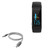 BoxWave Cable Compatible with Polar A370 (Cable by BoxWave) - Micro USB DuraCable, Braided Micro USB Charging Cable for Polar A370 - Space Grey