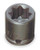 Impct Skt, Steel, Blk Oxd, 7/16 in